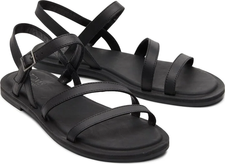 Kira Leather Strappy Sandal - Image 4