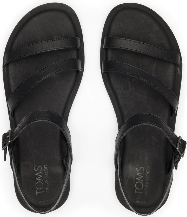 Kira Leather Strappy Sandal - Image 6