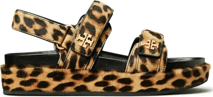 Kira leopard sandals