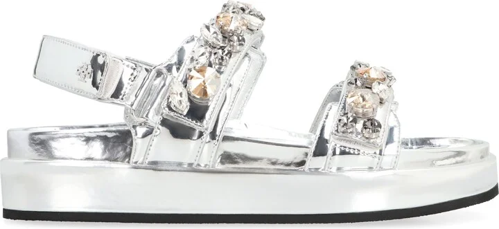 Kira Patent Leather Sandals - Image 2