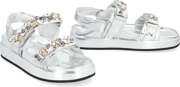 Kira Patent Leather Sandals - Image 3