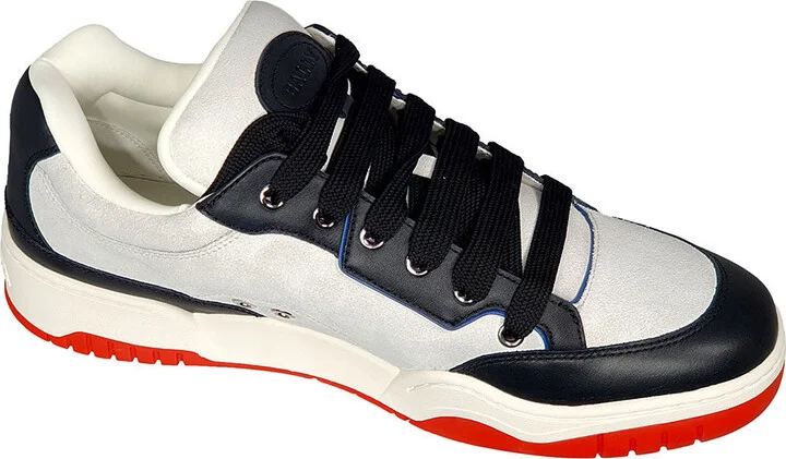 Kiro 6303812 Men's Black & White Calf Leather Sneakers