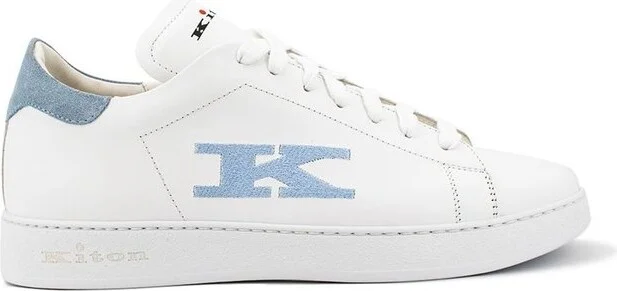 Kiton Logo Detailed Lace Up Sneakers