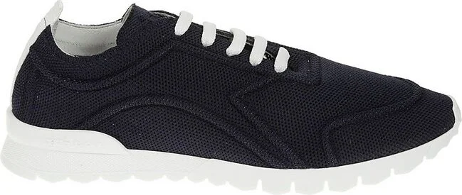Kiton Round-Toe Lace-Up Sneakers
