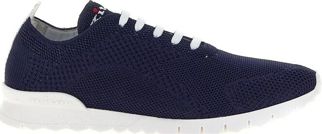 Kiton Round Toe Lace-Up Sneakers