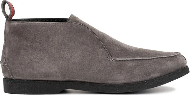 Kiton Round Toe Slip On Loafers