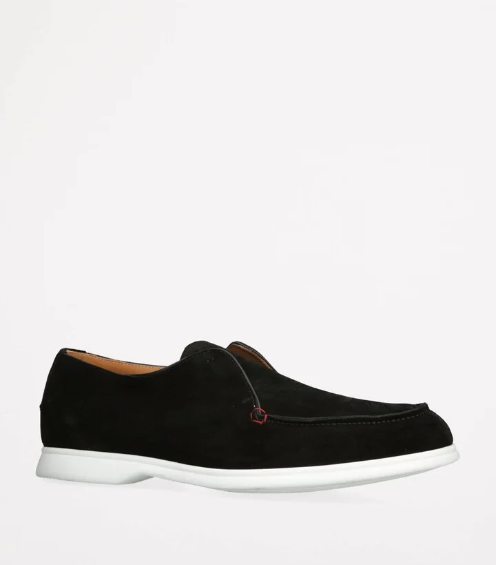 Kiton Suede Slip-On Loafers - Image 3