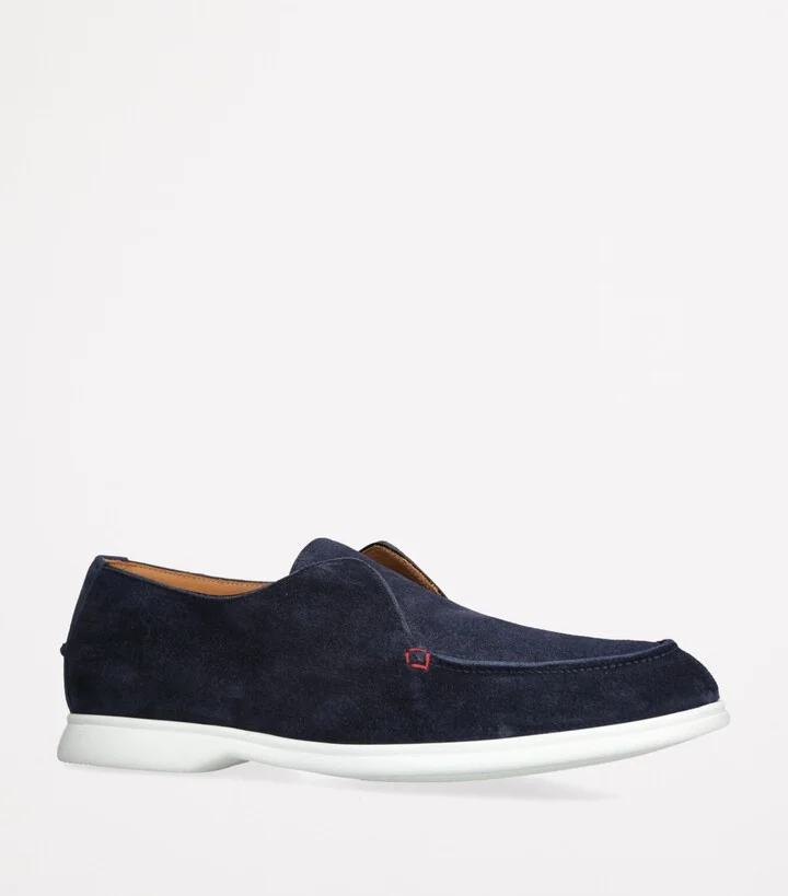 Kiton Suede Slip-On Loafers - Image 3