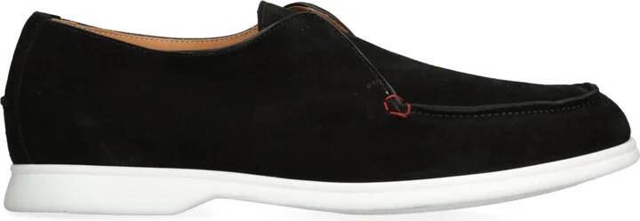 Kiton Suede Slip-On Loafers