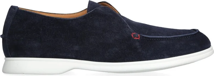 Kiton Suede Slip-On Loafers