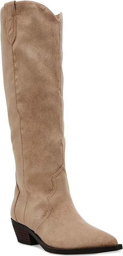 Kitt Womens Suede Derby Over-The-Knee Boots