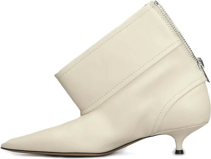 Kitten Heel Biker Boots - Image 4