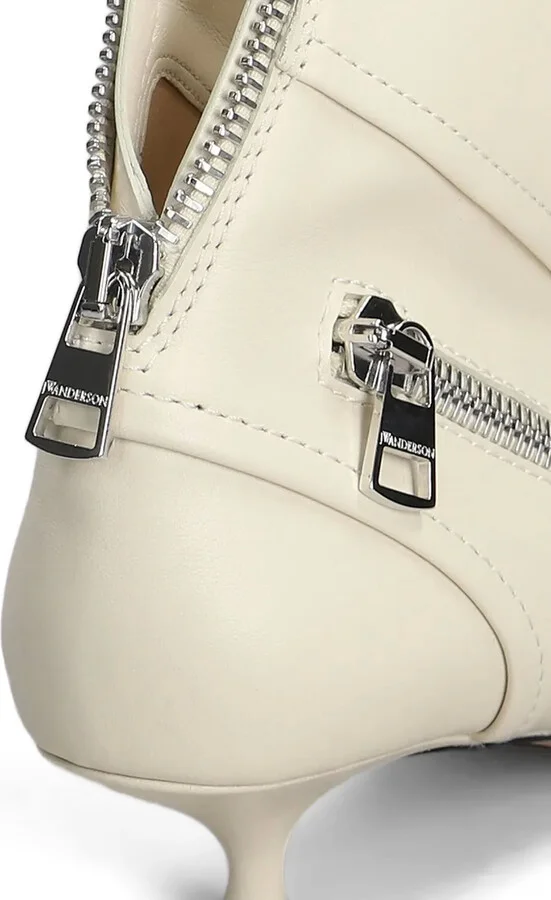Kitten Heel Biker Boots - Image 5