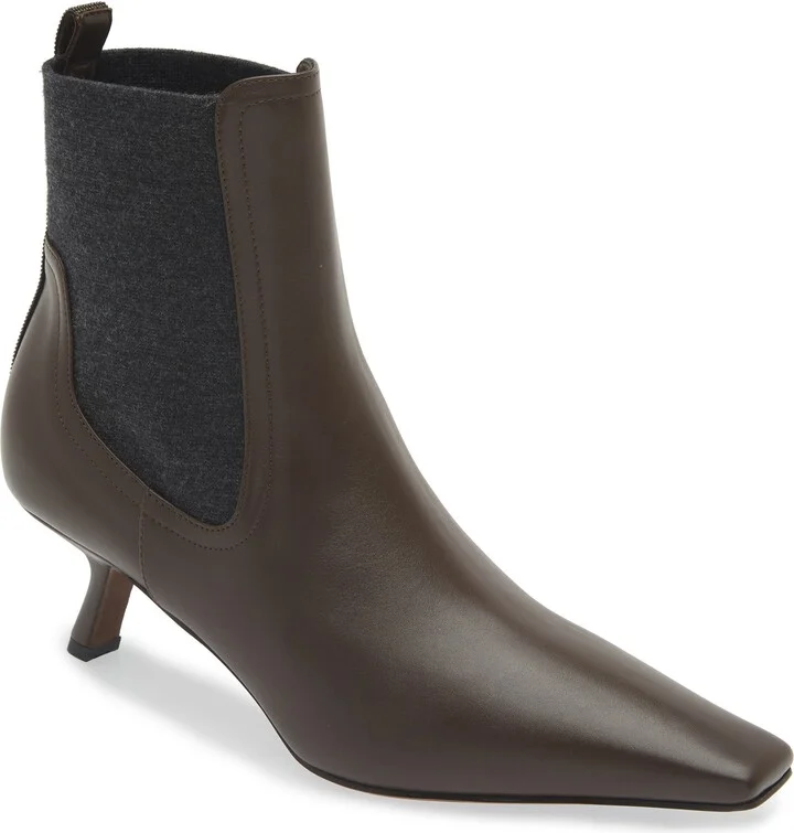 Kitten Heel Chelsea Boot