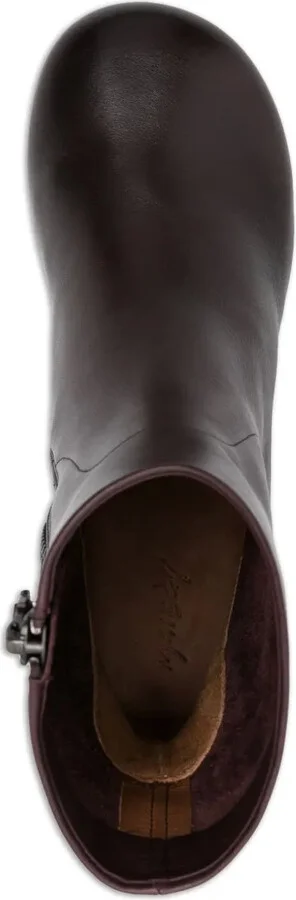 Kitten-Heel Leather Ankle Boots - Image 4