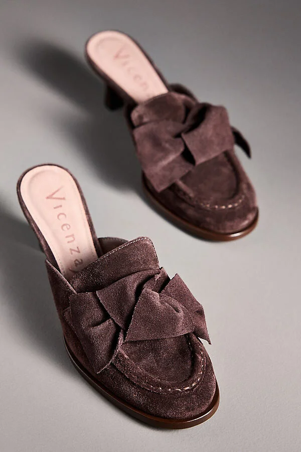 Kitten-Heel Loafer Mules - Image 2
