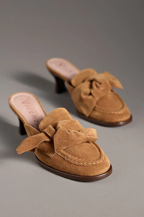 Kitten-Heel Loafer Mules - Image 2