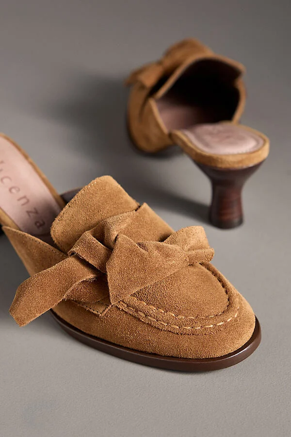 Kitten-Heel Loafer Mules - Image 3