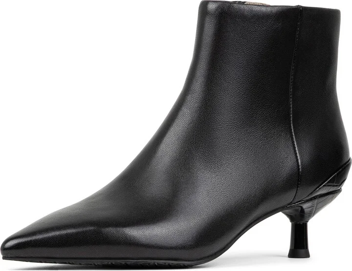 Kitten Heel Pointed Toe Bootie - Image 7