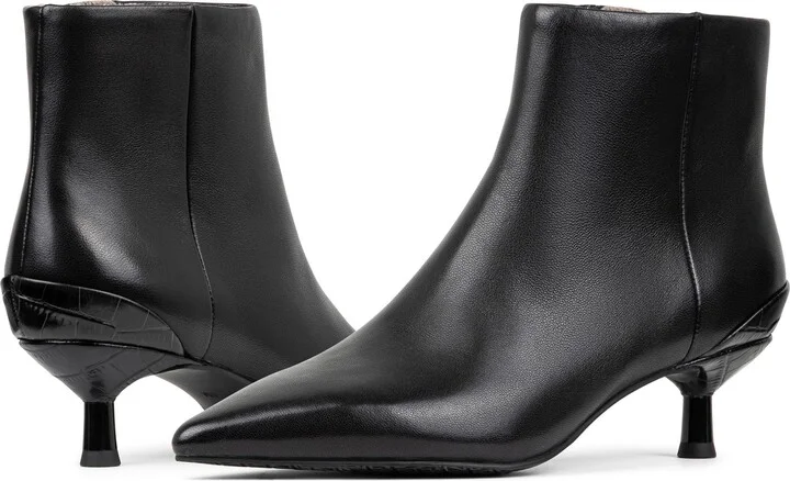 Kitten Heel Pointed Toe Bootie - Image 8