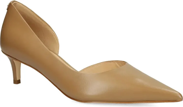 Kitten-Heel Pointed-Toe Pumps