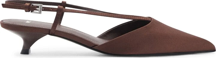 Kitten Heel Pointed Toe Slingback Pump - Image 2