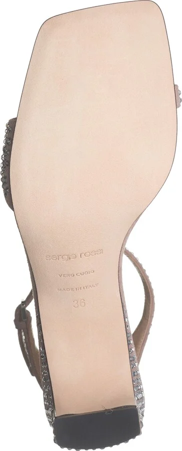 Kitten Heel Rhinstone Sandal - Image 6