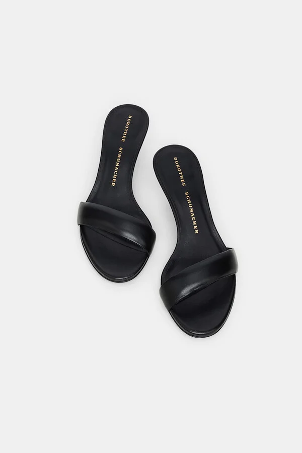 Kitten heel slides with padded strap - Image 5