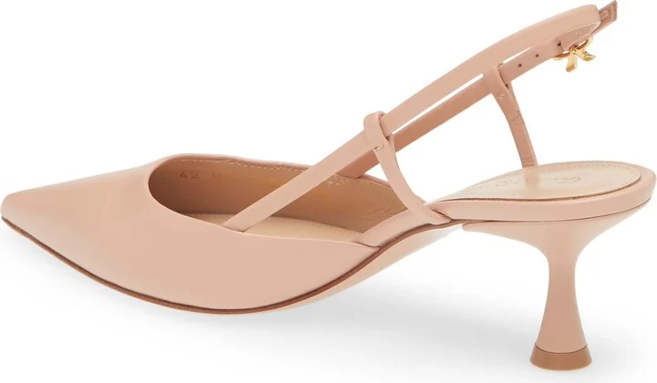 Kitten Heel Slingback Pointed Toe Pump - Image 2