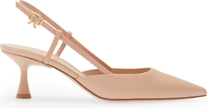 Kitten Heel Slingback Pointed Toe Pump - Image 3