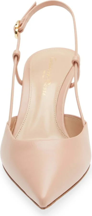 Kitten Heel Slingback Pointed Toe Pump - Image 4