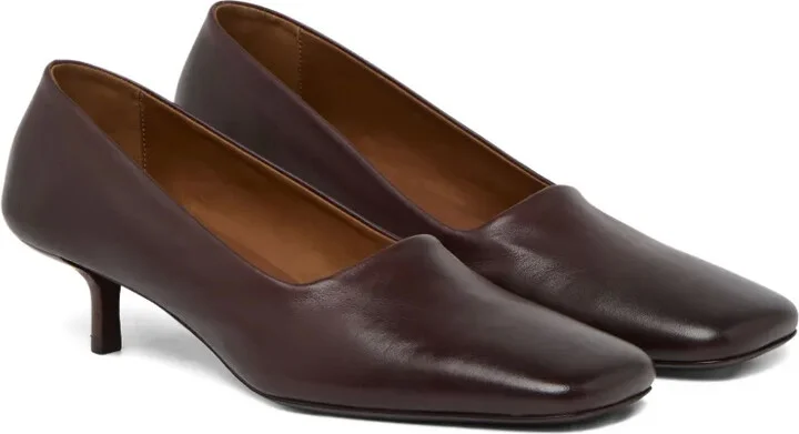 Kitten-Heel Square-Toe Pumps - Image 2