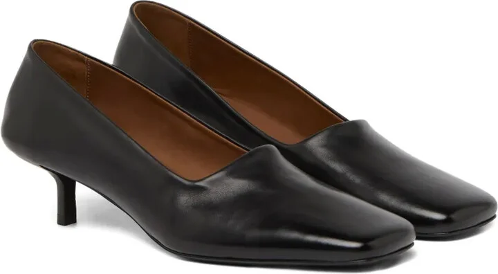 Kitten-Heel Square-Toe Pumps - Image 2