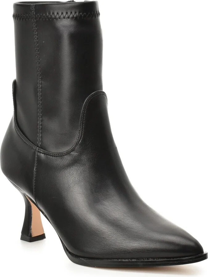 Kitten Heel Stretch Bootie