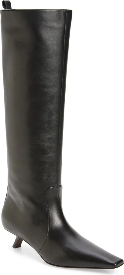 Kitten Heel Tall Boot