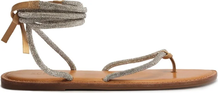 Kittie Glam Ankle Wrap Sandal - Image 3