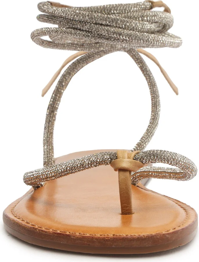 Kittie Glam Ankle Wrap Sandal - Image 4