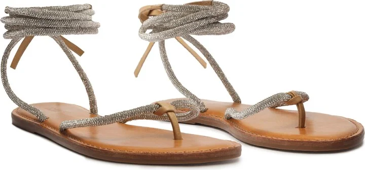 Kittie Glam Ankle Wrap Sandal - Image 10