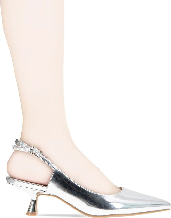 Kittie Slingback Kitten Heel Pump - Image 8