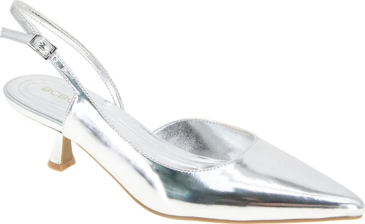 Kittie Slingback Kitten Heel Pump