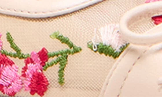 Kitty Floral Embroidery Pointed Toe Pump - Image 9