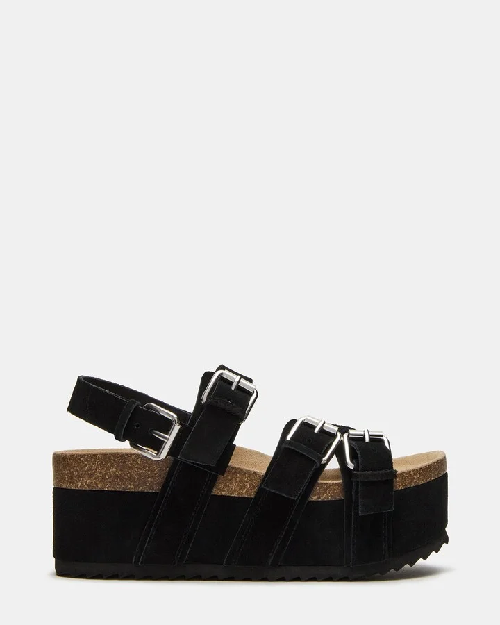 Kiwi Black Suede