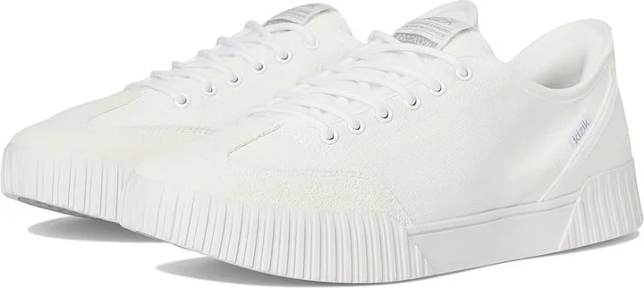KIZIK Brooklyn Women's Shoes Bright White : 6.5 M, Canvas/Synthetic