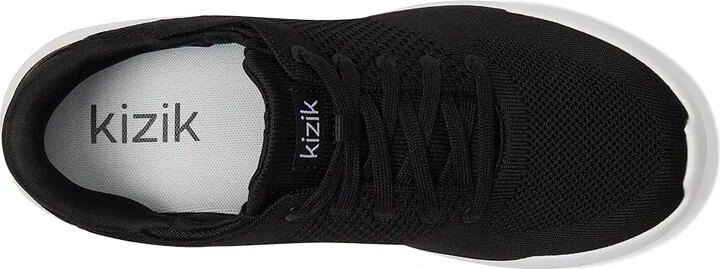 KIZIK Lima Hands-Free Walking Shoes Black : Men's 11 - Women's 12.5 Extra Wide, Textile - Image 2