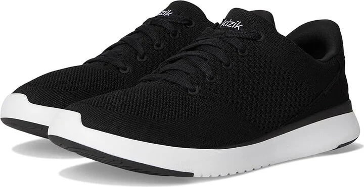 KIZIK Lima Hands-Free Walking Shoes Black : Men's 11 - Women's 12.5 Extra Wide, Textile