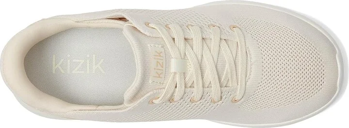 KIZIK Lima Hands-Free Walking Shoes White Creme : Men's 7.5 - Women's 9 Medium, Textile - Image 2