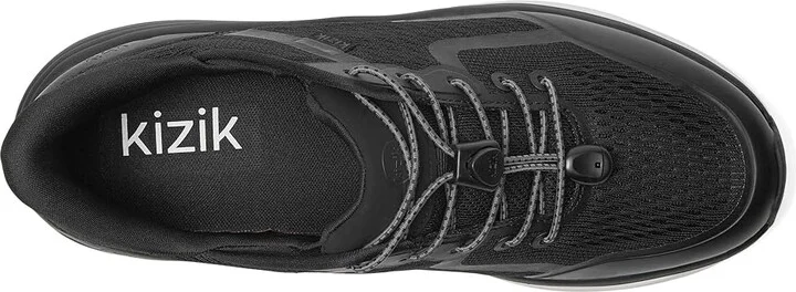 KIZIK London Hands-Free Men's Walking Shoes Black : 10.5 W, Textile - Image 2