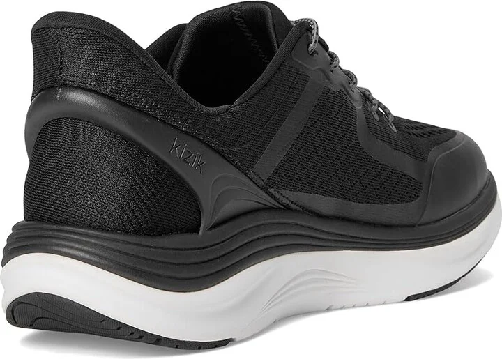 KIZIK London Hands-Free Men's Walking Shoes Black : 10.5 W, Textile - Image 4