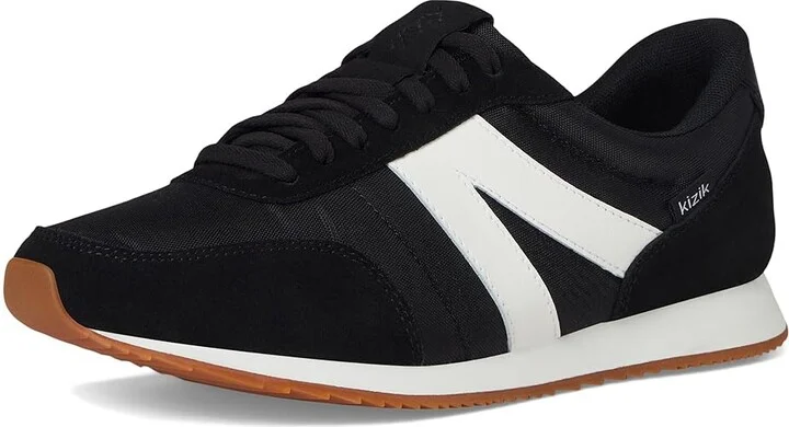 KIZIK Milan Hands-Free Slip on Shoes Black/White : Men's 9.5 - Women's 11 Medium - Image 5