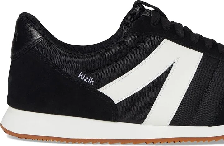 KIZIK Milan Hands-Free Slip on Shoes Black/White : Men's 9.5 - Women's 11 Medium - Image 7